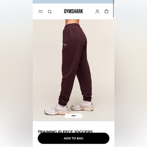 NWT gymshark training fleece jogger - Picture 3 of 5